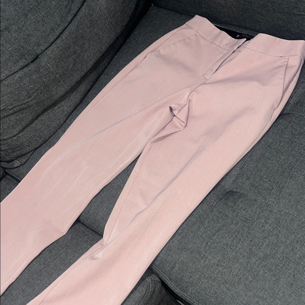 Express Light Pink Straight Leg Women's Pants